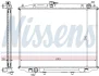 Радіатор охолодження двигуна NISSAN TERRANO2 27TD MT 96-02 (вир-во Nissens) NISSENS 68708A (фото 6)