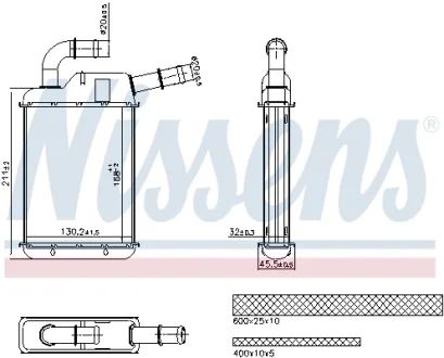 Радіатор NISSENS 707279