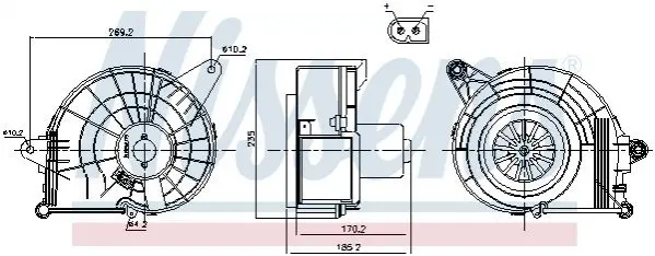 Вентилятор NISSENS 87500 (фото 1)