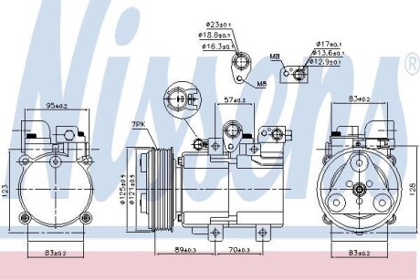 Компресор кондиціонера First Fit NISSENS 890136 (фото 1)