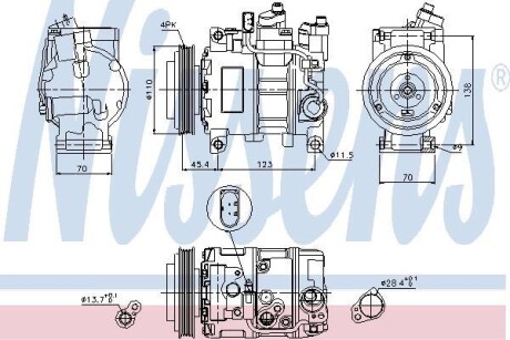 Компресор кондиціонера First Fit NISSENS 89049