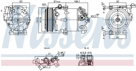Компресор кондиціонера First Fit NISSENS 890897