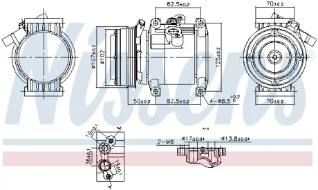 Автодеталь NISSENS 891011