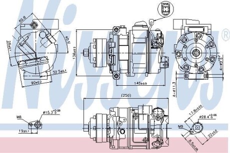 Компресор кондиціонера NISSENS 89418