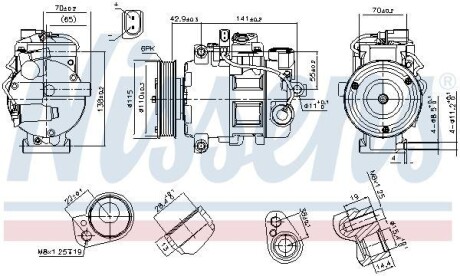 Компресор кондиціонера First Fit NISSENS 89513