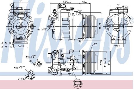 Компресор кондиціонера First Fit NISSENS 89574