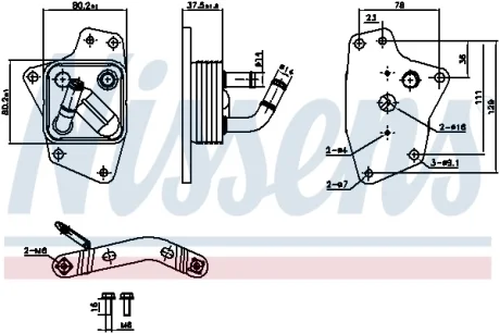 Автодеталь NISSENS 91444