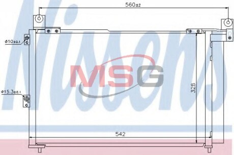 Радіатор кондиціонера First Fit NISSENS 940143