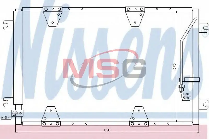 Конденсатор NISSENS 940174 (фото 1)