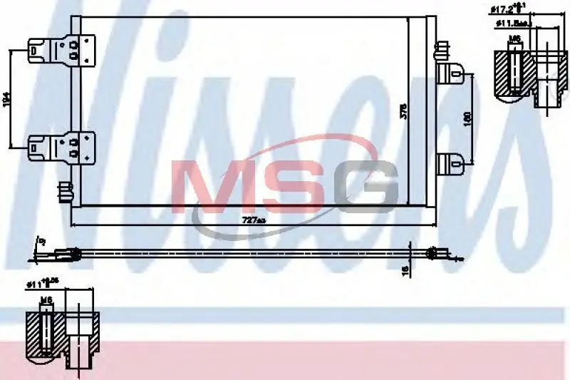 Конденсатор NISSENS 940186 (фото 1)