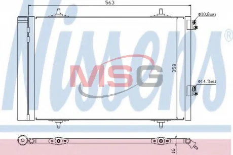 Конденсатор NISSENS 940189