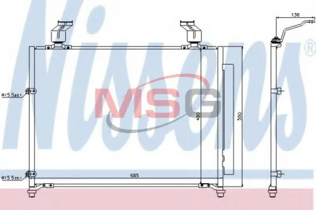 Конденсатор NISSENS 940295