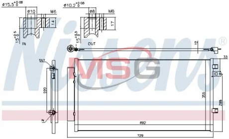 Конденсатор NISSENS 940692