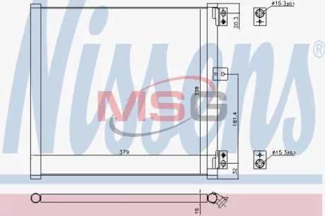 Конденсатор NISSENS 940704
