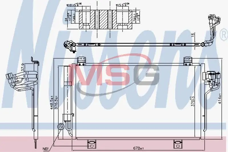Конденсатор NISSENS 940775 (фото 1)