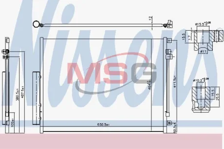 Конденсатор NISSENS 941065