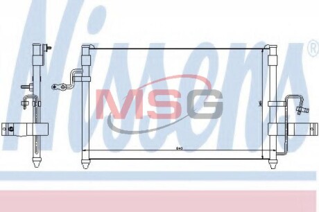 Конденсер кондиціонера NISSENS 94414