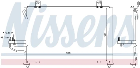 Конденсер кондиціонера NISSENS 94422