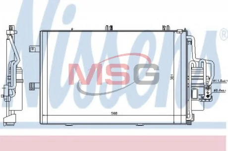 Конденсатор NISSENS 94546