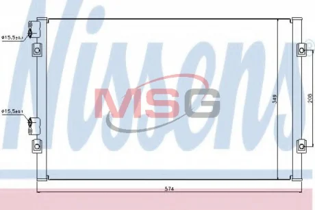Конденсатор NISSENS 94555