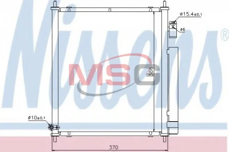 Конденсатор NISSENS 94734