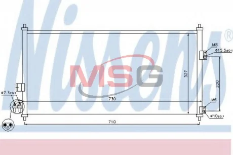 Конденсатор NISSENS 94889