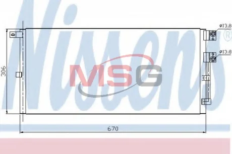 Конденсатор NISSENS 94916