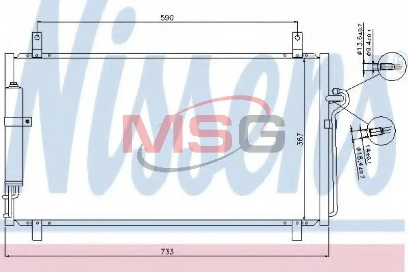 Конденсатор NISSENS 94935 (фото 1)