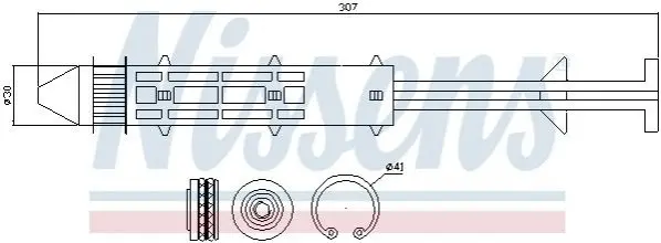 Осушувач NISSENS 95319 (фото 1)