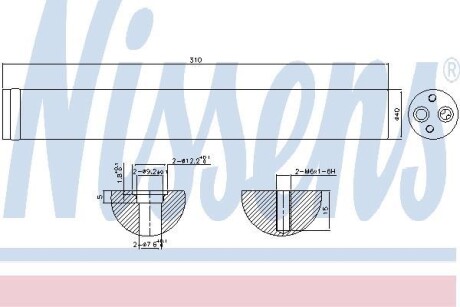 Осушувач кондицiонера NISSENS 95342