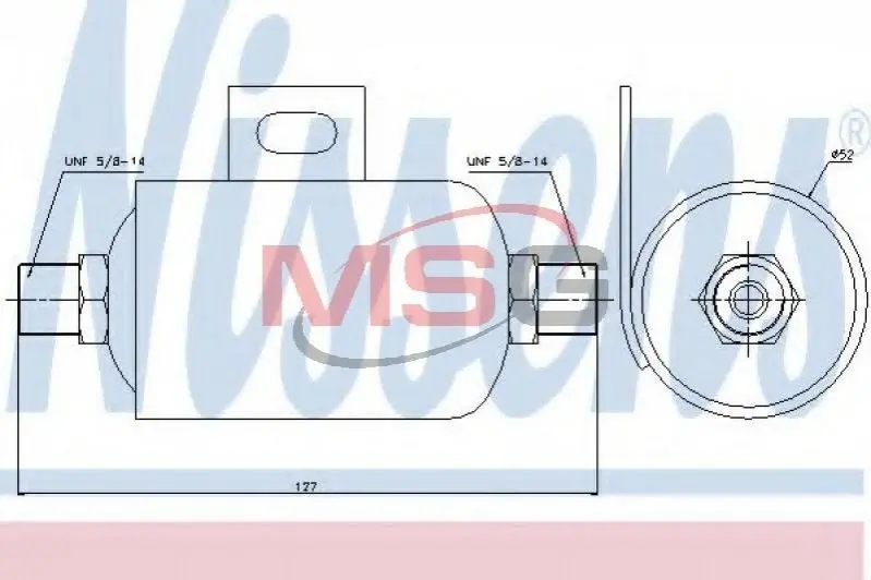 Осушувач NISSENS 95343 (фото 1)