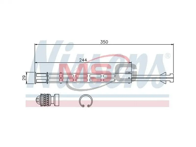 Осушувач NISSENS 95358 (фото 1)