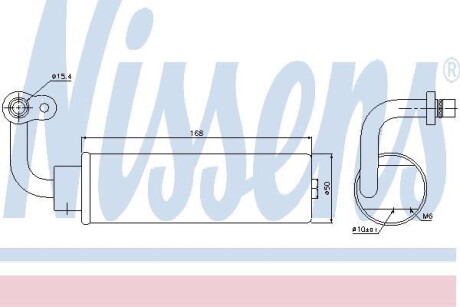 Осушувач кондицiонера NISSENS 95444