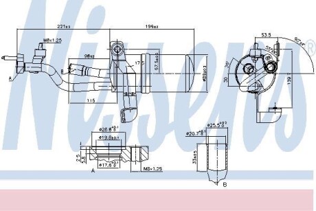 Осушувач кондицiонера NISSENS 95449