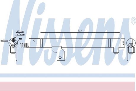 Осушувач кондиціонера NISSENS 95491