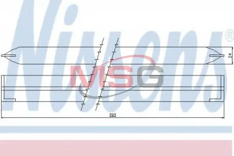 Осушувач кондиціонера NISSENS 95500