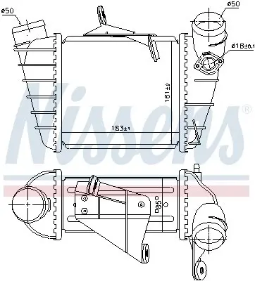 Теплообменник NISSENS 961200 (фото 1)