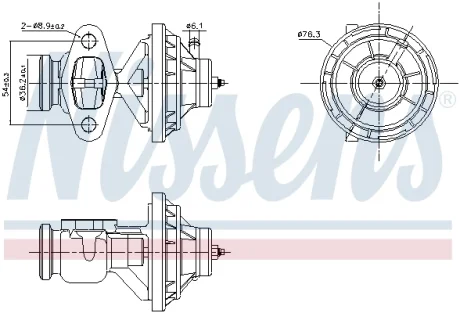 Клапан рециркуляції ВГ First Fit NISSENS 98342