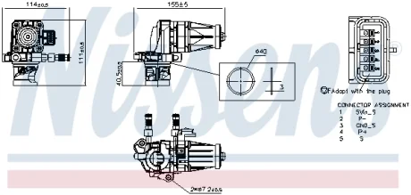 Клапан EGR NISSENS 98407
