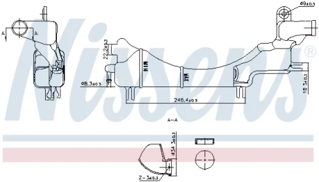 Бачок компенсаційний First Fit NISSENS 996334