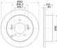 Диск гальмівний задній Hyundai Tucson 2.0 (04-10)/ Kia Sportage, Magentis 2.0, 2.7 (09-) NISSHINBO ND6002K (фото 1)