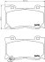 Колодки тормозные дисковые передние Infiniti FX37, QX70 3.7 (08-) NISSHINBO NP2031 (фото 1)