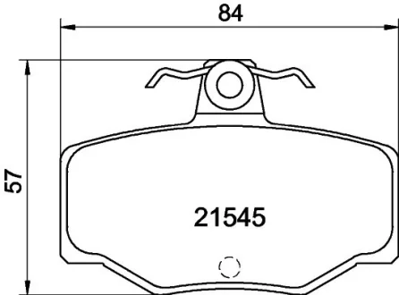 Колодки гальмівні дискові задні Nissan Almera 1.5, 2.2 (03-) NISSHINBO NP2050