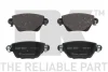 Гальмівні колодки дискові зад. Ford Mondeo 1.8/2.0/2.5 00- Renault Kangoo 1.6/1.9D 10.01- NK 222554 (фото 1)