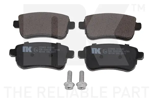 Комплект тормозных колодок, дисковый тормоз NK 223963 (фото 1)