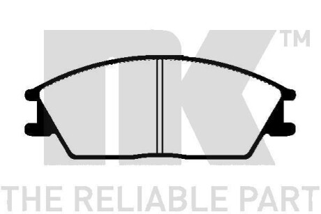Гальмівні дискові колодки, комплект NK 229967