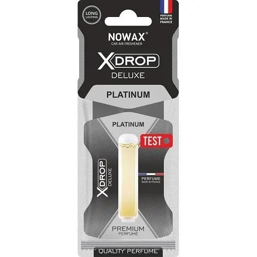 Ароматизатор рідкий Nowax 5мл. (карт. підставка) X Drop Delux - Platinum NOWAX NX00067 (фото 1)