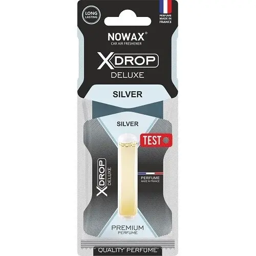 Ароматизатор рідкий Nowax 5мл. (карт. підставка) X Drop Delux - Silver NOWAX NX00068 (фото 1)