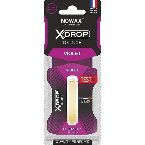 Ароматизатор рідкий Nowax 5мл. (карт. підставка) X Drop Delux - Violet NOWAX NX00069 (фото 1)