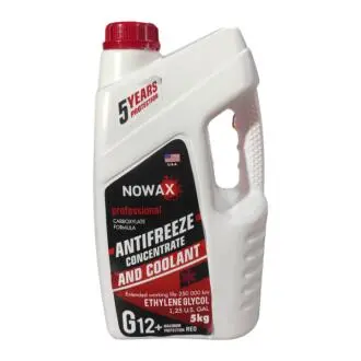 ANTIFREEZEE Concentrate G12+ RED Антифриз Концентрат 5Kg (4шт./уп.) NOWAX NX05004
